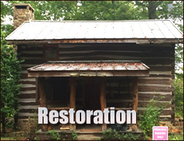 Historic Log Cabin Restoration  Rome, Ohio